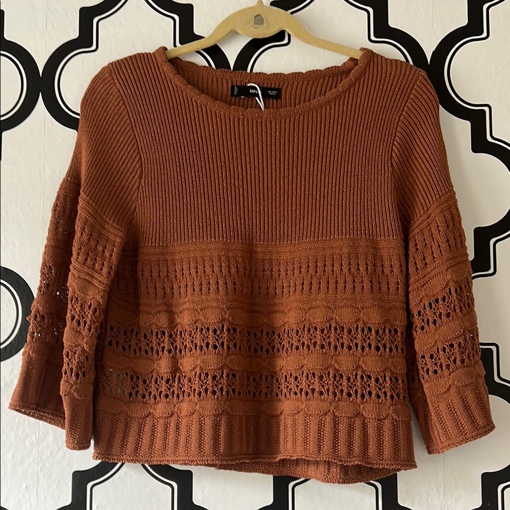 Rust Knit Sweater